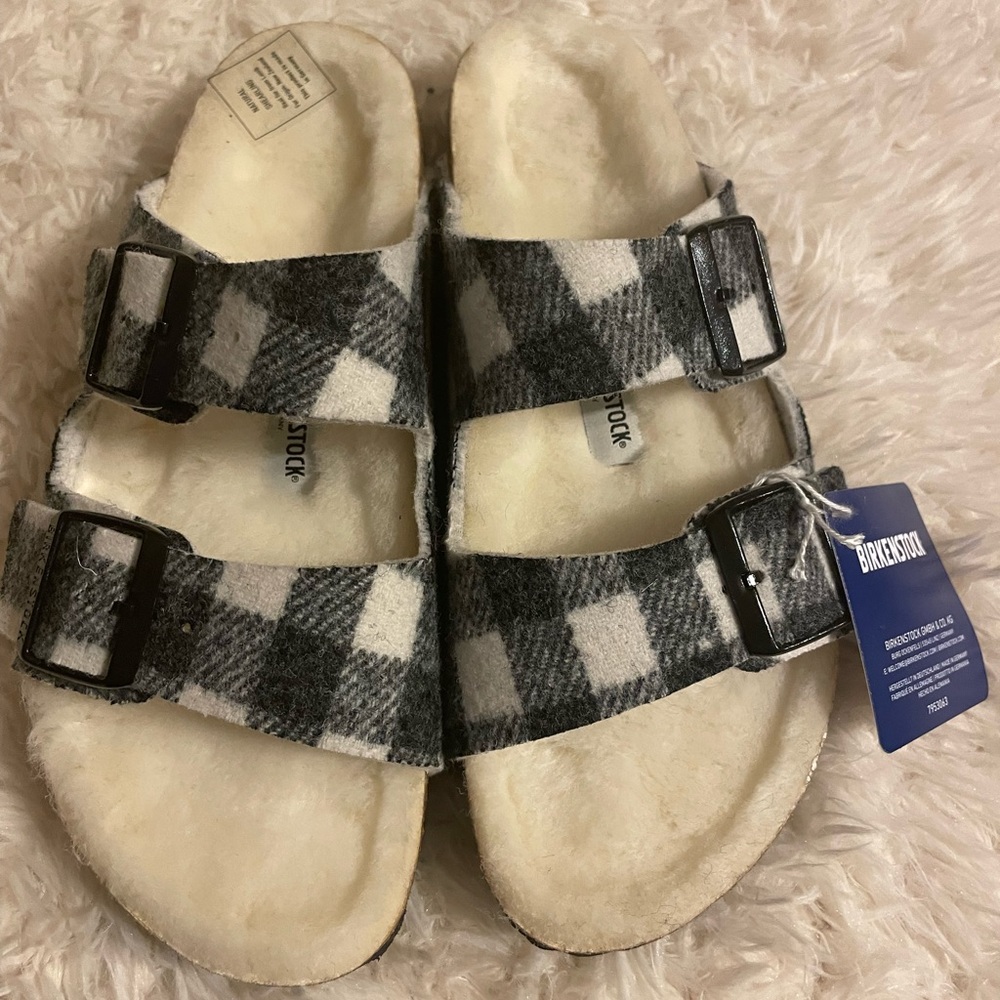 Birkenstock Arizona Shearling Sandals